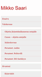 Mobile Screenshot of mikkosaari.fi